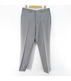 ブルックスブラザーズ BROOKS BROTHERS テーパードパンツ スラックス ロング丈 ジップフライ 30 灰系 グレー トルコ製 ポケット 毛 ウール 無地
