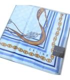 セリーヌ CELINE スカーフ チェーン柄 ホースビット 総柄