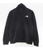ザノースフェイス THE NORTH FACE NT12050 ジャージ ジャケット S 黒系 ブラック ジップアップ ロゴ 刺繍 リブ