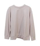 ユニクロ UNIQLO 長袖 ニット L ピンク系 ソフトニット フリース クルーネック タグ付き