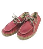 スペリー トップサイダー SPERRY TOP-SIDER デッキシューズ リボン エスパドリーユ 11M ピンク キャンバス地