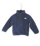 ザノースフェイス THE NORTH FACE NAJ72246 フリースジャケット シェルパフリースジャケット 110 紺系 ネイビー ジップアップ ロゴ 文字 刺繍
