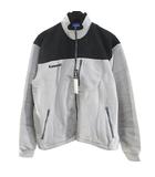  カワサキ Kawasaki フリース ジャケット F 灰系 グレー 切替 ジップアップ 刺繍 タグ付