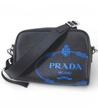 プラダ PRADA ショルダーバッグ クロスボディ 斜めがけ サフィアーノレザー ブラック