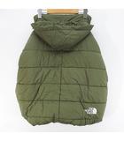 ザノースフェイス THE NORTH FACE NNB71901 ベビー シェル ブランケット 保温カバー FREE 緑系 カーキ 中綿 フード ドットボタン ロゴ 刺繍 裏地
