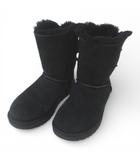 アグ オーストラリア UGG australia F27118C ムートンブーツ リボン Wベイリーボウ 23.0㎝ ブラック 黒系