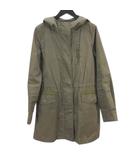 N.Natural Beauty Basic N.ナチュラルビューティーベーシック ミリタリー モッズコート S カーキ色  フード付き