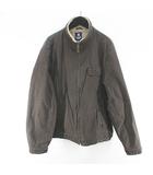 チャップス CHAPS ミリタリージャケット XL 茶系 ブラウン ジップアップ 裏地ボア 無地