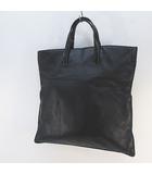 ロエベ LOEWE トートバッグ ハンドバッグ 無地 アナグラム ブラック 黒系 レザー