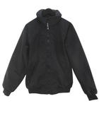  ゲームスポーツウェア GAME SPORTSWEAR ジャケット ブルゾン S 黒系 ブラック 無地 ジップアップ フリース裏地 リブ