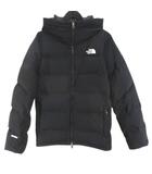 ザノースフェイス THE NORTH FACE ND91550 ビレイヤーパーカ BELAYER PARKA ダウン ジャケット XS 黒系 ブラック ジップアップ ロゴ プリント 裏地