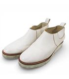 アーツ&サイエンス ARTS & SCIENCE ARTS&SCIENCE New side gore slip-on サイドゴアシューズ 24.0㎝ ホワイト 白 レザー