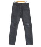 ディオールオム Dior HOMME デニムパンツ ジーンズ ボタンフライ 30 紺系 ネイビー インディゴ イタリア製