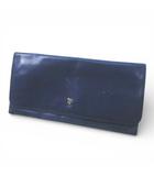 ルイフェロー LOUIS FERAUD 長財布 ネイビー系 レザー