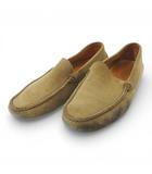 トッズ TOD'S ローファー 5.5 ベージュ スエード  イタリア製