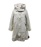 マルシャルテル MARECHAL TERRE Fur Mods Coat ZMT194CO001 モッズコート ロング 2 灰系 サンド バイカラー ジップアップ トグル ファーライナー