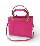 セリーヌ CELINE ミニハンドショルダーバッグ クロスボディ 斜めがけ ゴールド金具 ピンク レザー