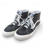 バンズ VANS SK8-HI スケートハイ スニーカー 28.0㎝ ブラック 黒系 レザー