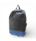 コーチ COACH リュック チャールズ スポーツ カーフ レザー スリム バックパック F54135 ブラック 黒系 ブルー 青