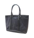 コーチ COACH トートバッグ ビジネスバッグ バイカラー ネイビー ブラック 黒系 レザー