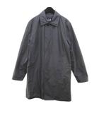 ギャップ GAP ステンカラーコート XS 灰系 チャコールグレー 無地 比翼ボタン 裏地