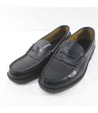 ハルタ HARUTA ARVIN アーヴィン ローファー 24.0cm ブラック 黒系 レザー調 日本製