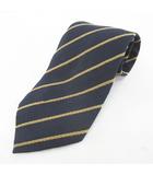 ジョルジオアルマーニ GIORGIO ARMANI ストライプ柄 シルク 絹 ネクタイ レギュラータイ 紺系 ネイビー イタリア製 毛 ウール