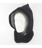 チャンピオン CHAMPION フード ネックウォーマー バラクラバ スウェット 黒系 ブラック ロゴ 刺繍 ワッペン