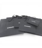 シャネル CHANEL 9枚セット 紙袋 ショッパー ショップ袋 純正 付属品 ロゴ サイズ違い 黒系 ブラック