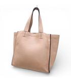 ブルネロクチネリ BRUNELLO CUCINELLI トートバッグ ハンドバッグ ボールチェーン ピンク レザー イタリア製