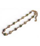 クリスチャンディオール Christian Dior マルチカラー ヴィンテージ ネックレス ラインストーン