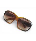 ヴィンテージ サングラス スクエア グラデーション ブラウン アイウェア