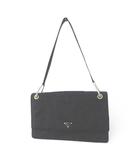 プラダ PRADA ショルダーバッグ シルバー金具 ブラック 黒系 イタリア製