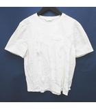 ザラ ZARA 半袖 Tシャツ カットソー S 白系 ホワイト リボン チュール