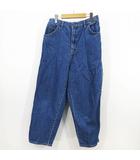 ニコアンド Niko and.. デニムパンツ ジーンズ L 青系 ブルー ワイドシルエット
