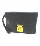 ルイヴィトン LOUIS VUITTON エピ M52612 ポシェットセリエドラゴンヌ セカンドバッグ クラッチバッグ エピレザー ブラック