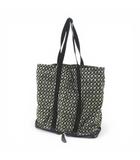ボッテガヴェネタ BOTTEGA VENETA ポータブルバッグ トート エコ バタフライプリント イントレチャート ブラック 黒系