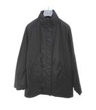 プラダ PRADA 2023 dna99s s231 1wq8 RE-NYLON ジャケット コート 中綿 ミドル丈 中綿 比翼 42 黒系 ブラック ジップアップ