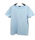 ラルフローレン RALPH LAUREN 半袖 Tシャツ L 青系 ブルー  ワンポイント ボートネック