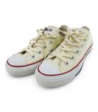 コンバース CONVERSE オールスター ローカットスニーカー 23.0㎝ キナリ キャンバス地