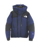 ザノースフェイス THE NORTH FACE ND91950 バルトロライトジャケット アウトドアウェア ダウンジャケット 比翼 S 紺系 ネイビー ロゴ 文字 刺繍 ジップアップ 裏地