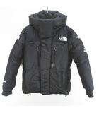 ザノースフェイス THE NORTH FACE ND91921 Himalayan Parka GORE-TEX ヒマラヤンパーカ アウトドアウェア ダウンジャケット 比翼 XS 黒系 ブラック ロゴ 文字 刺繍 ジップアップ 裏地