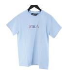 ウィンダンシー WIND AND SEA ソフネット SOPHNET. WDS-SPNT-01 SOPH-202124 半袖 Tシャツ カットソー S 水色 ライトブルー ロゴ 文字 ラインストーン タグ付