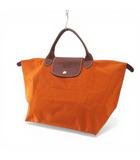ロンシャン LONGCHAMP ルプリアージュ トートバッグ オレンジ ナイロン