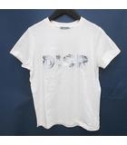 クリスチャンディオール Christian Dior ダニエル・アーシャム コラボ 20SS 半袖 Tシャツ カットソー 12 白系 ホワイト ロゴ 文字 プリント