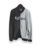 マルセロバーロン マルセロブロン MARCELO BURLON MLB コラボ Los Angeles トラックジャケット 黒系 ブラック 刺繍 ワッペン ジップアップ 裏起毛 ブルゾン