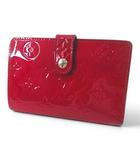 ルイヴィトン LOUIS VUITTON ヴェルニ ポルトフォイユヴィエノワ M91768 財布 ローズアンディアン フランス製