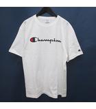 チャンピオン CHAMPION 半袖 Tシャツ XL 白系 ホワイト ロゴ プリント ワッペン タグ付