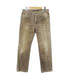 エドウィン EDWIN 403 EIN-4163 E501-2610 デニムパンツ ジーンズ ジップフライ 40 茶系 ブラウン 日本製 ロング丈