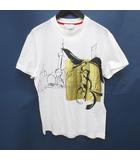 2016 猴 半袖 Tシャツ カットソー M 白系 ホワイト イタリア製 プリント